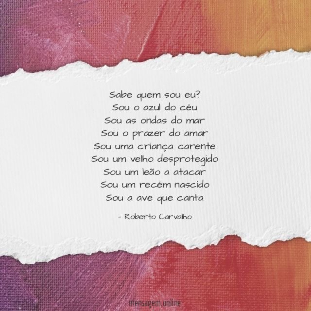 Sabe quem sou eu?