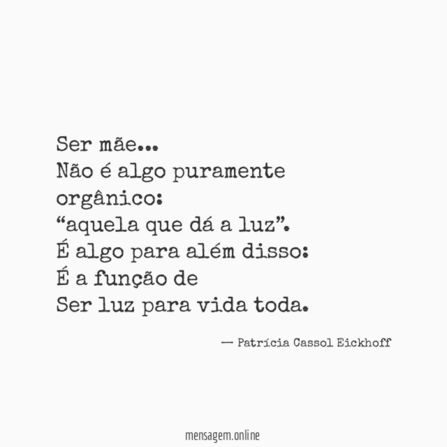 Ser mãe