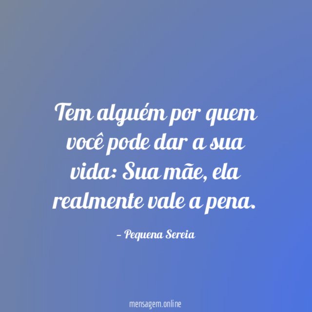 Tem alguém por quem você pode dar a sua vida