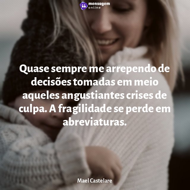 Quase sempre me arrependo de decisões tomadas em