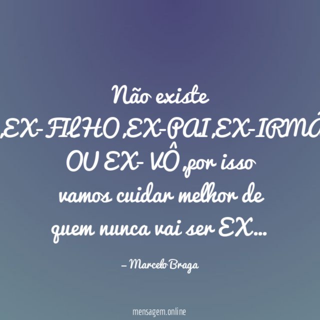 Não existe EX-MÃE