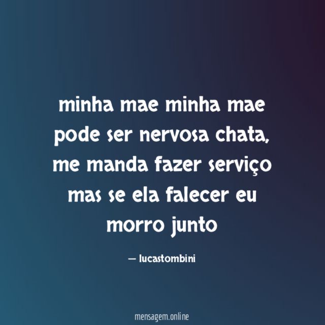 minha mae
