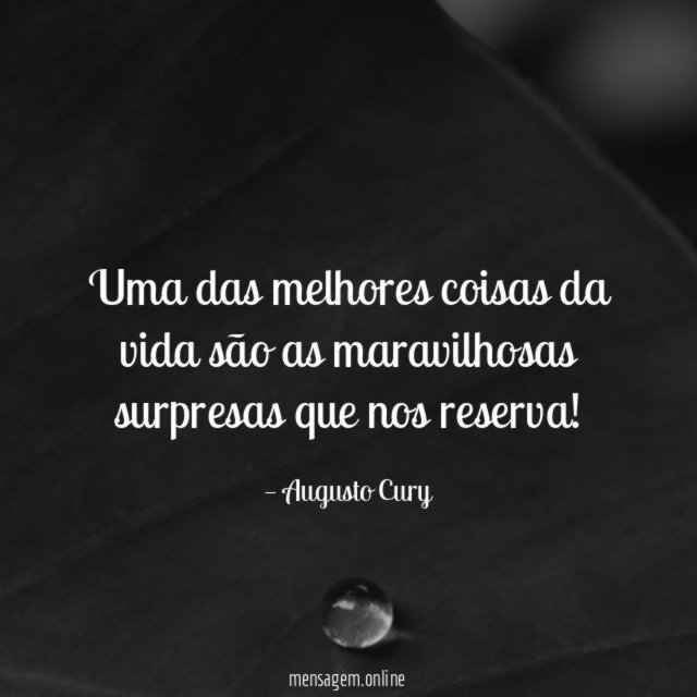 Uma das melhores coisas da vida são as