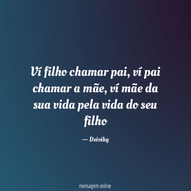 Ví filho chamar pai