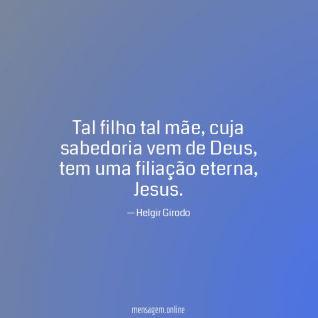 Tal filho tal mãe