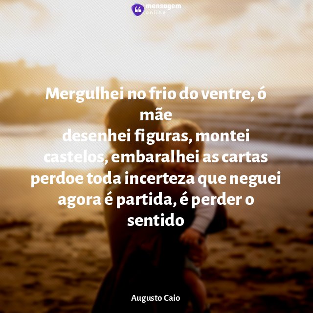 Mergulhei no frio do ventre