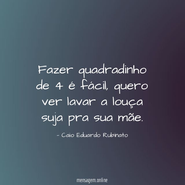 Fazer quadradinho de 4 é fácil