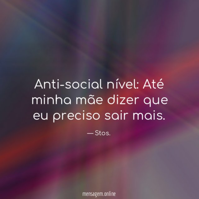 Anti-social nível