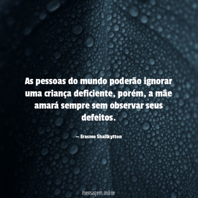 As pessoas do mundo poderão ignorar uma criança deficiente