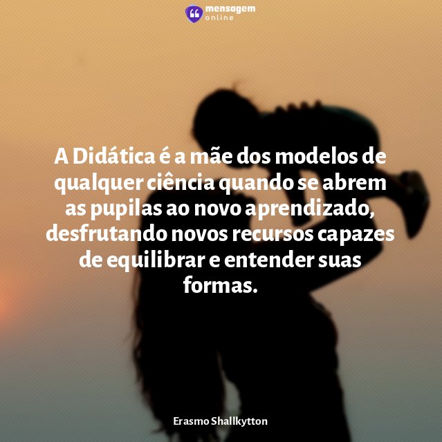 A Didática é a mãe dos modelos de