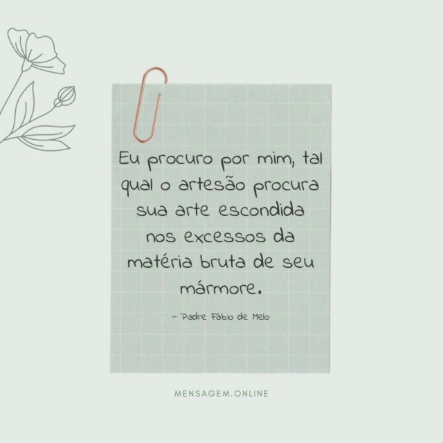 Eu procuro por mim