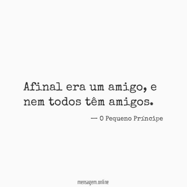 Afinal era um amigo