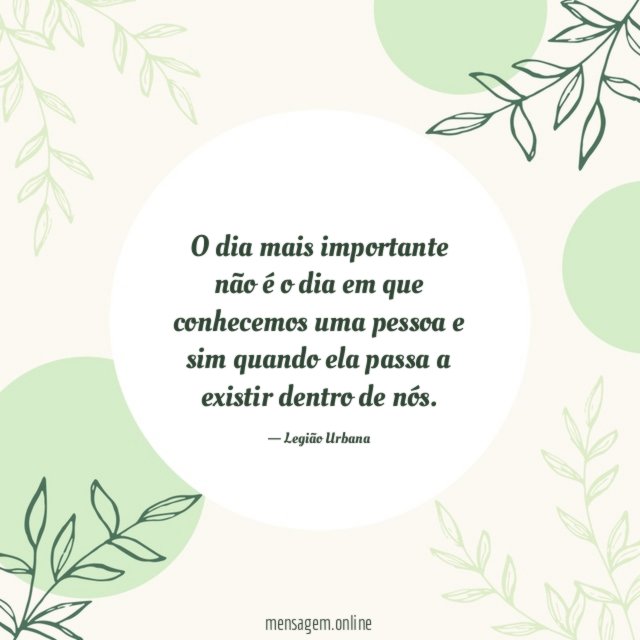 O dia mais importante não é o dia