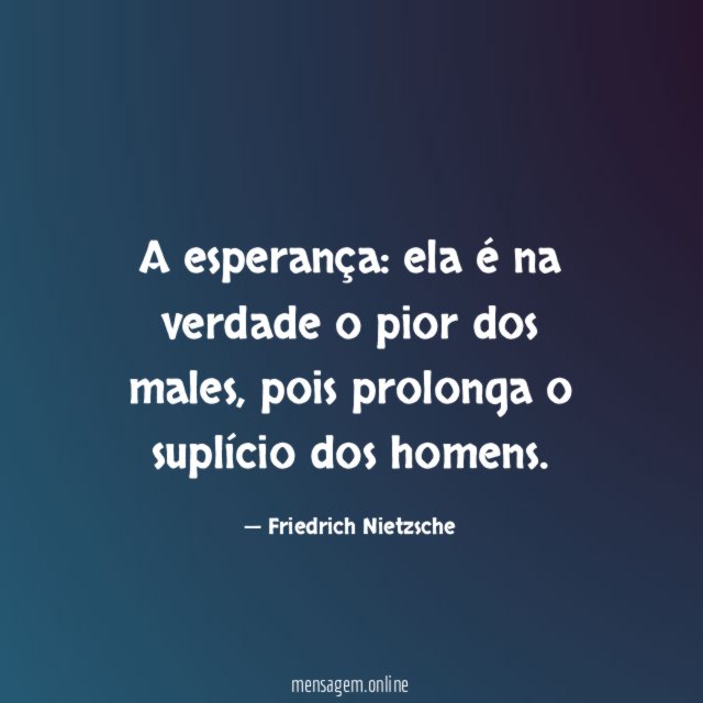 A esperança