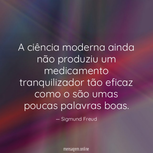 A ciência moderna ainda não produziu um medicamento