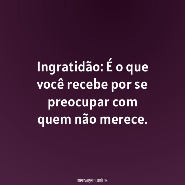 Ingratidão