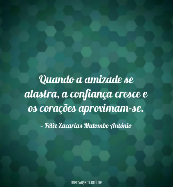 quando a amizade se alastra