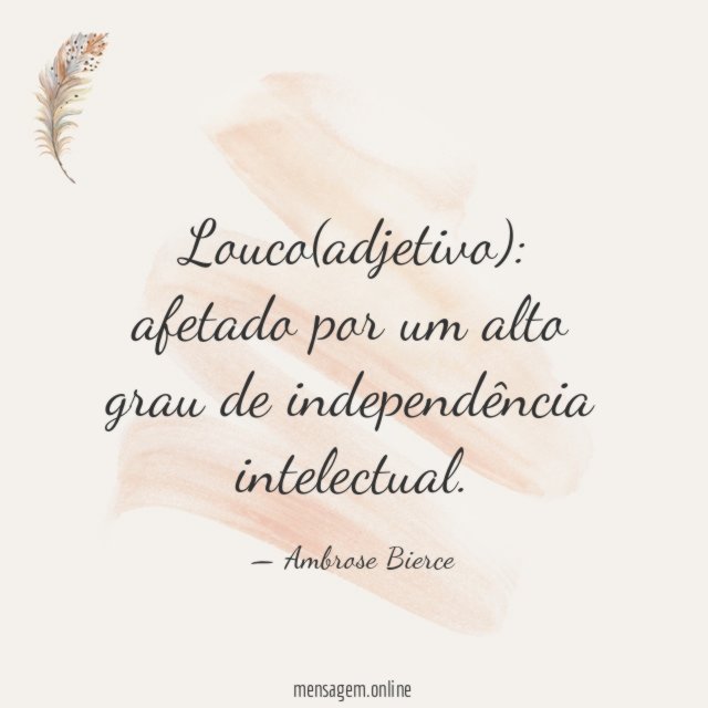 Louco(adjetivo)