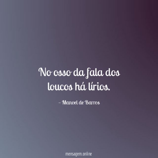 No osso da fala dos loucos há lírios