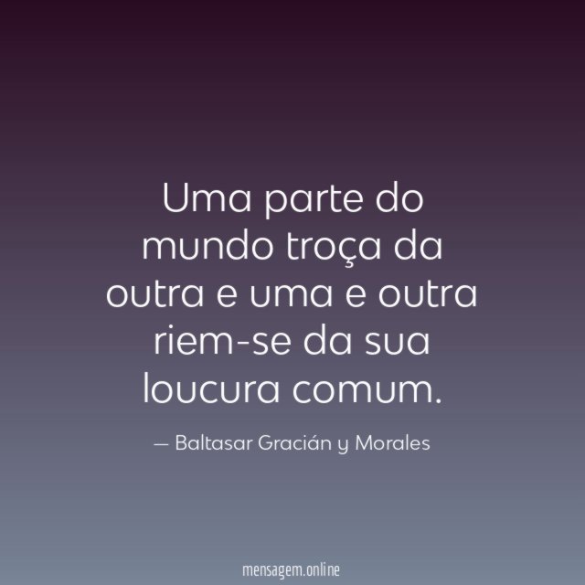 Uma parte do mundo troça da outra