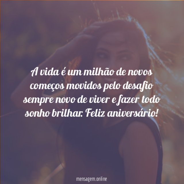 A vida é um milhão de novos começos