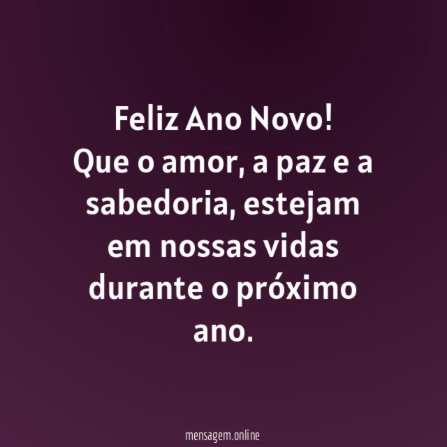 Feliz Ano Novo
