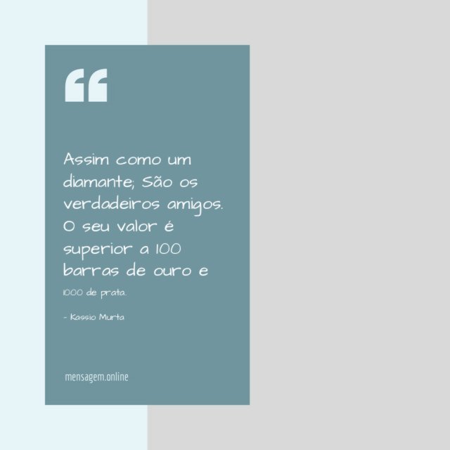 Assim como um diamante