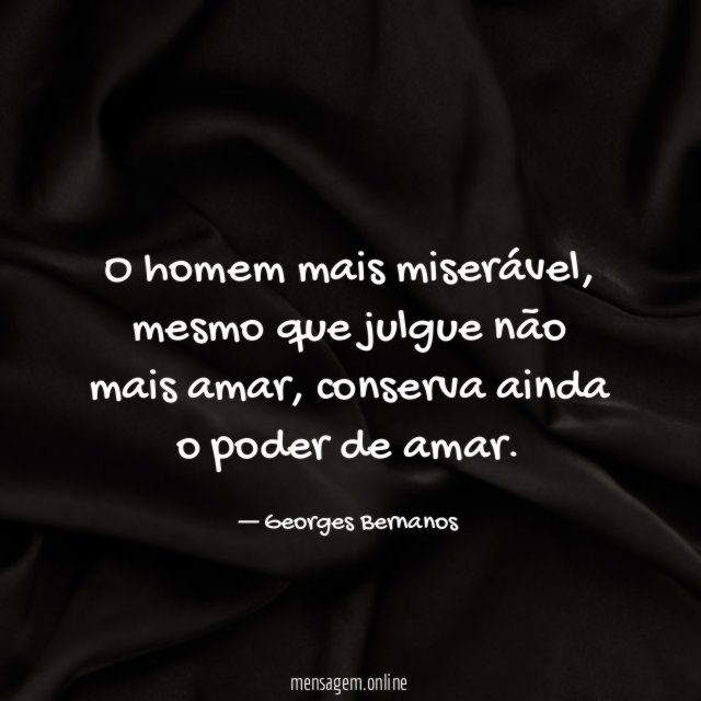 O homem mais miserável