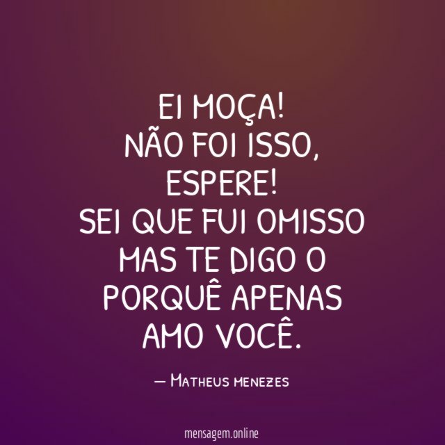Ei moça