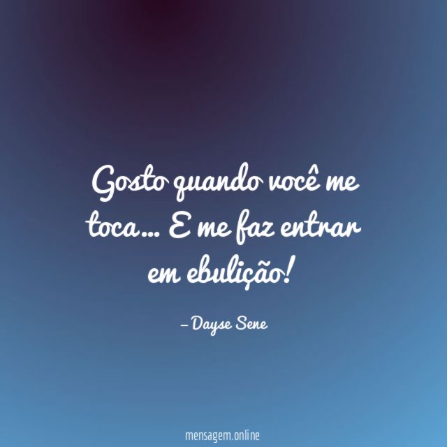 Gosto quando você me toca