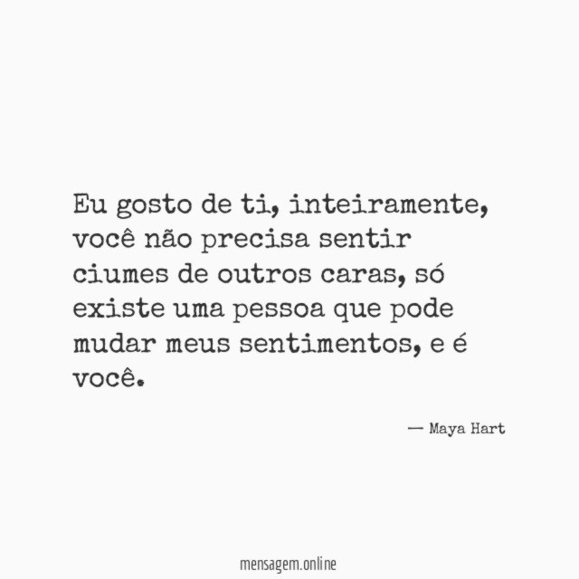 Eu gosto de ti