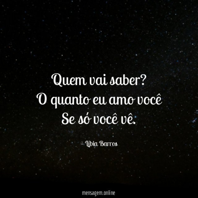 Quem vai saber