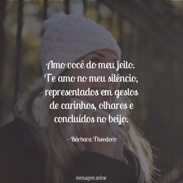 Amo você do meu jeito