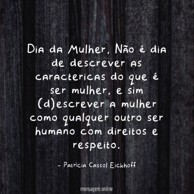 Dia da Mulher