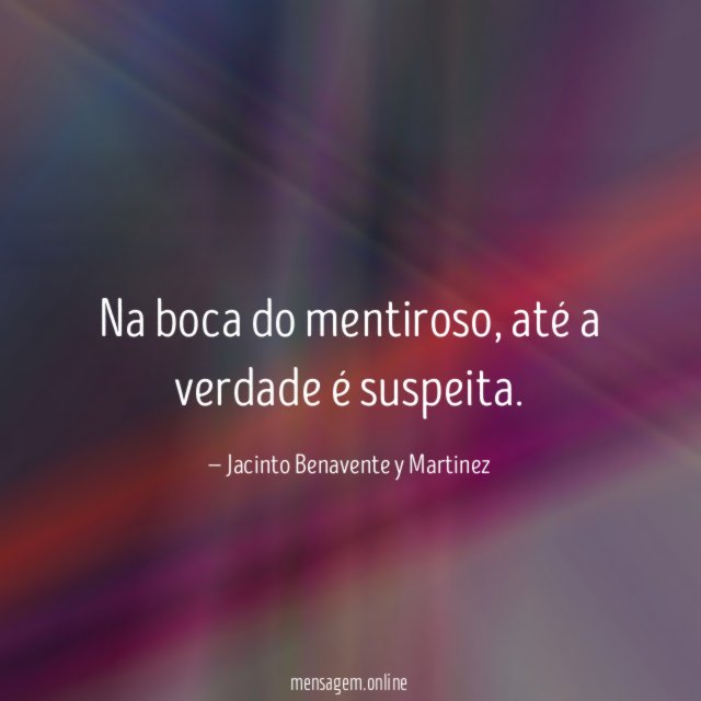 Na boca do mentiroso