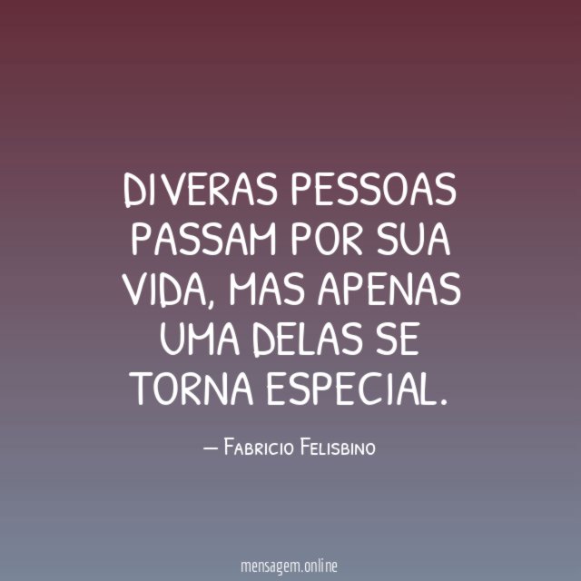 Diveras pessoas passam por sua vida