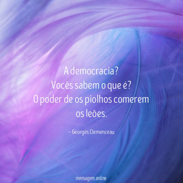 A democracia