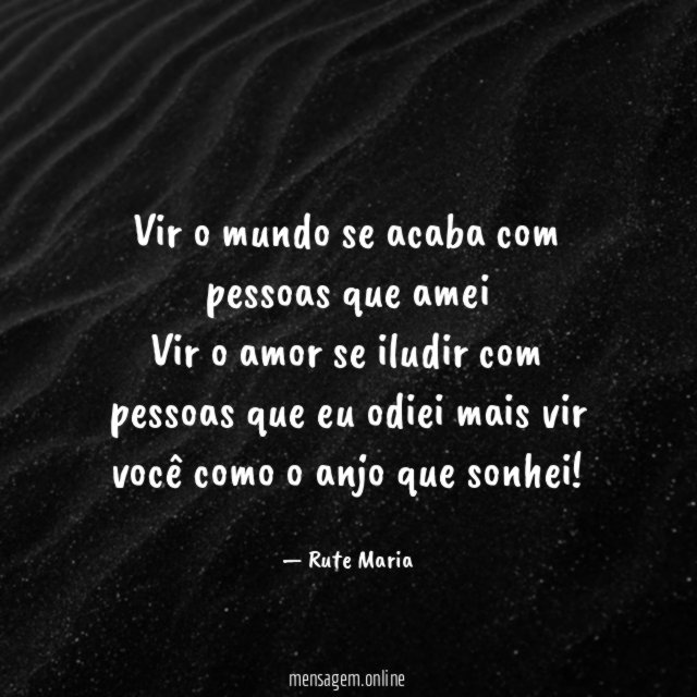 Vir o mundo se acaba com pessoas que