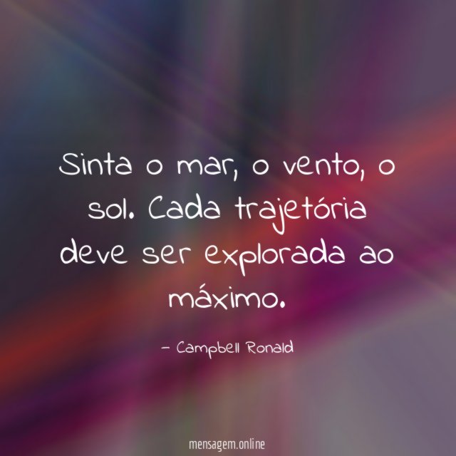 Sinta o mar