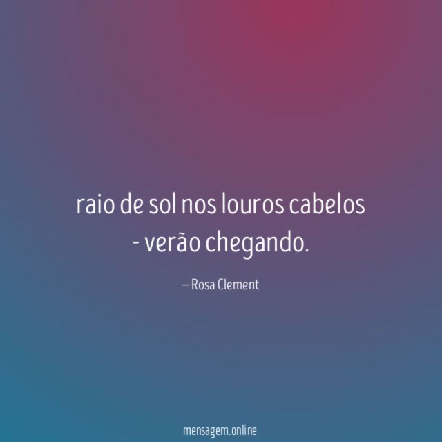 raio de sol nos louros cabelos - verão chegando