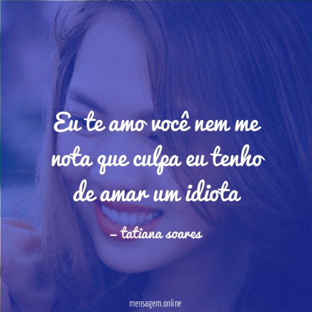 Eu te amo você nem me nota que
