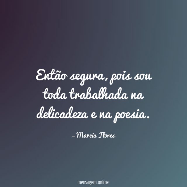 Então segura