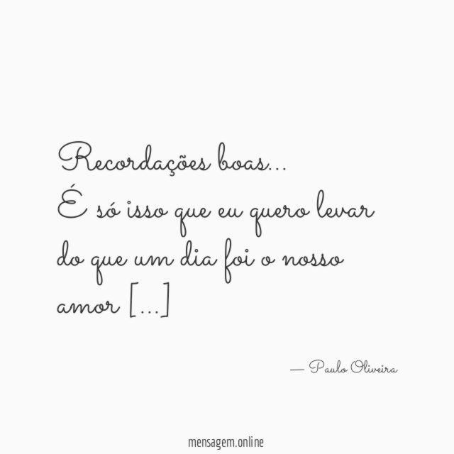 Recordações boas