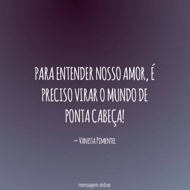 Para entender nosso amor
