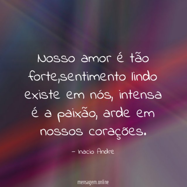Nosso amor é tão forte