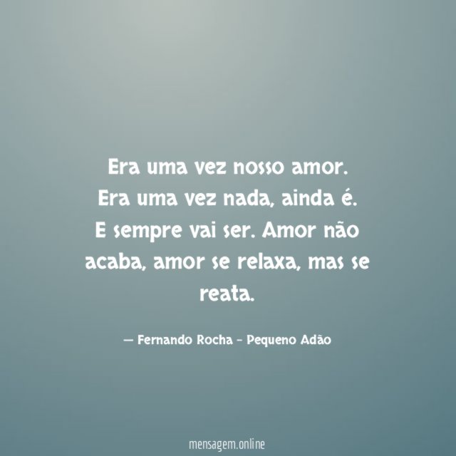 Era uma vez nosso amor