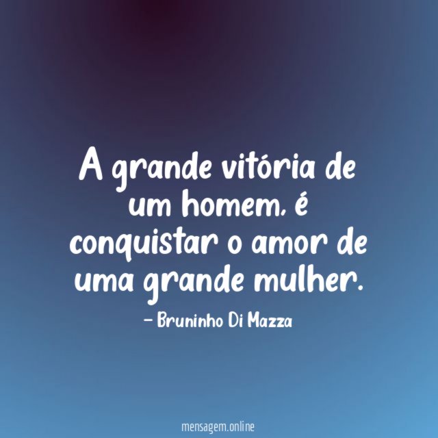 A grande vitória de um homem
