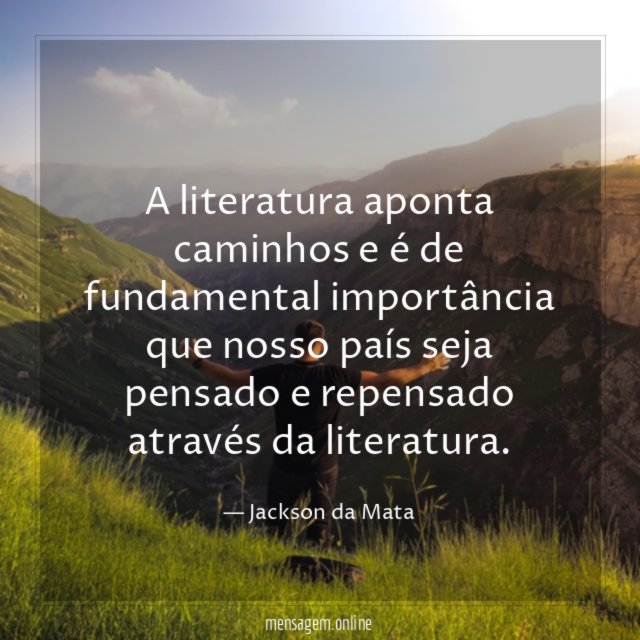 A literatura aponta caminhos e é de fundamental