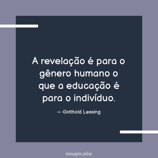 A revelação é para o gênero humano