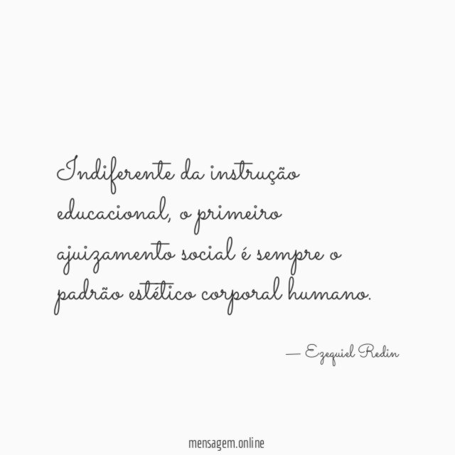 Indiferente da instrução educacional